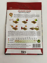 ASLANAGZI ( ÇOKLU TOHUM ) - 250 Tohum - KARIŞIK Renk - MegCiTo