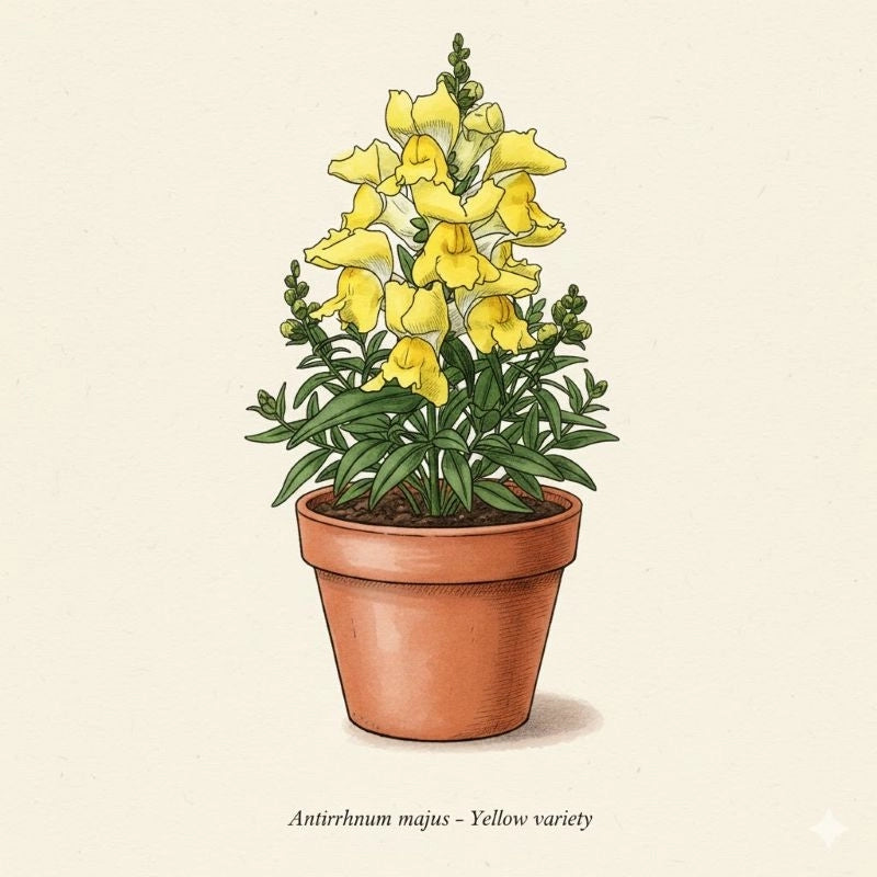 ASLAN AĞZI SAKSILIK (10 TOHUM) SARI