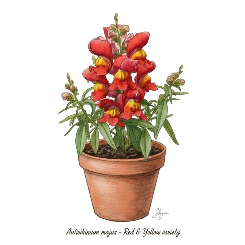 ASLAN AĞZI SAKSILIK (10 TOHUM) TURUNCU