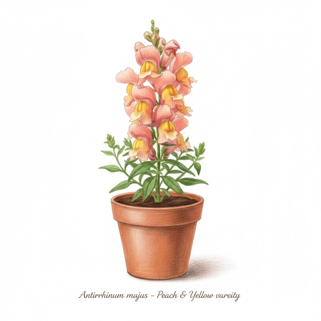 ASLAN AĞZI SAKSILIK (10 TOHUM) ŞEFTALİ RENK