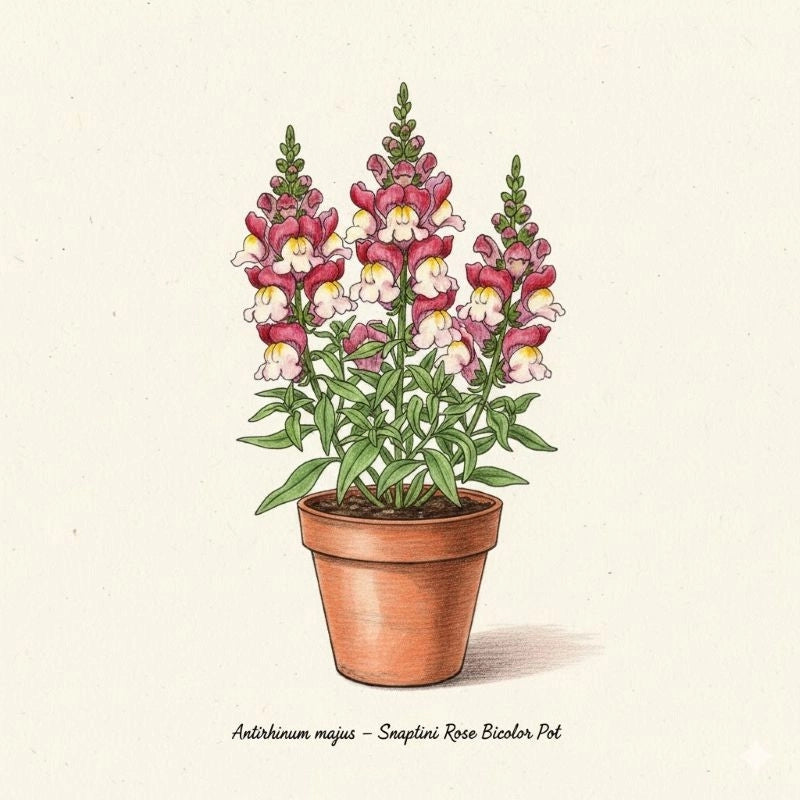 ASLAN AĞZI SAKSILIK (10 TOHUM) ÇİFT RENK