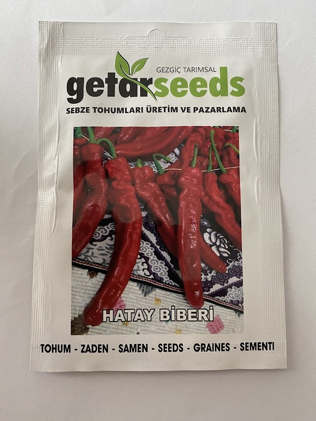 BİBER HATAY ACI ( ÇOKLU TOHUM ) - 5 Gram - MegCiTo