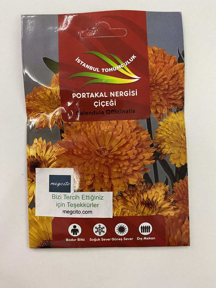 PORTAKAL NERGİSİ ( ÇOKLU TOHUM ) - 200 Tohum - KARIŞIK Renk - MegCiTo