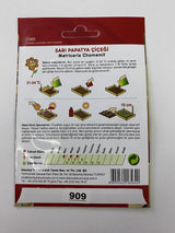 SARI PAPATYA ( ÇOKLU TOHUM ) - 200 Tohum - SARI Renk - MegCiTo