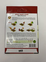 ŞEKER TABAĞI ( ÇOKLU TOHUM ) - 150 Tohum - KARIŞIK Renk - MegCiTo