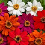 Zinnia Çiçeği Tohumu ( Mini Çiçekli, Kirli Hanım ) Karışık Renkli - 5 Tohum