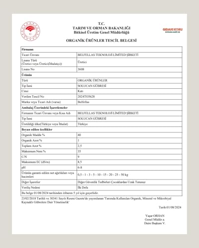 %100 Doğal Solucan Gübresi 5 kg (10 L) – Organik Bitki Besini, Saksı ve Bahçe Bitkileri İçin, Toprak Düzenleyici – MegCiTo