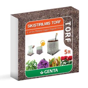 Genta Sıkıştırılmış Torf Cocopeat 5 Lt – MegCiTo